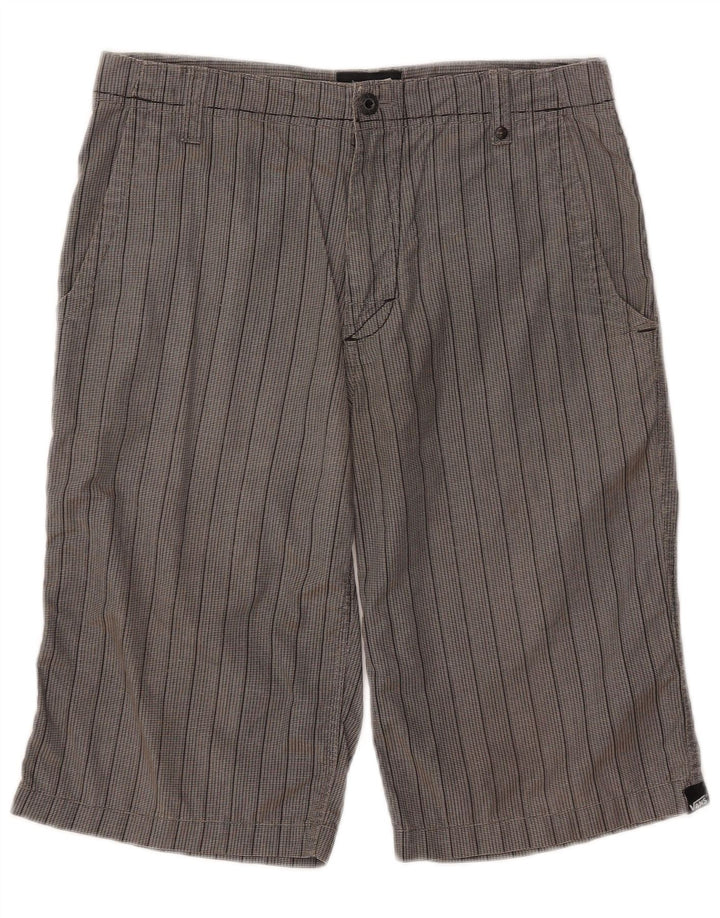 Pantaloncini chino da bambino VANS 14-15 anni XL W30 cotone gessato grigio