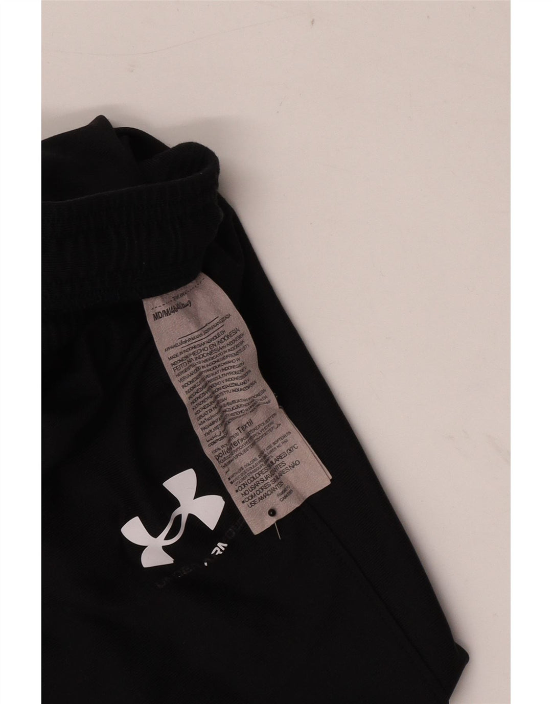 Pantaloni da tuta da uomo Under Armour poliestere nero medio