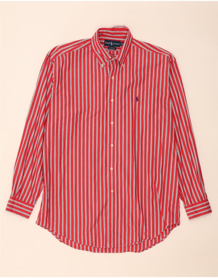 Camicia Blake da uomo Ralph Lauren in cotone a righe rosse medie