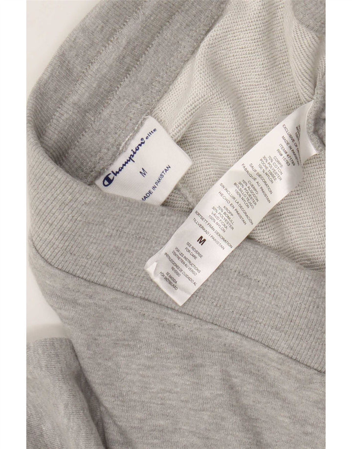 Pantaloni da tuta Champion da uomo cargo da jogging in cotone chiazzato grigio medio