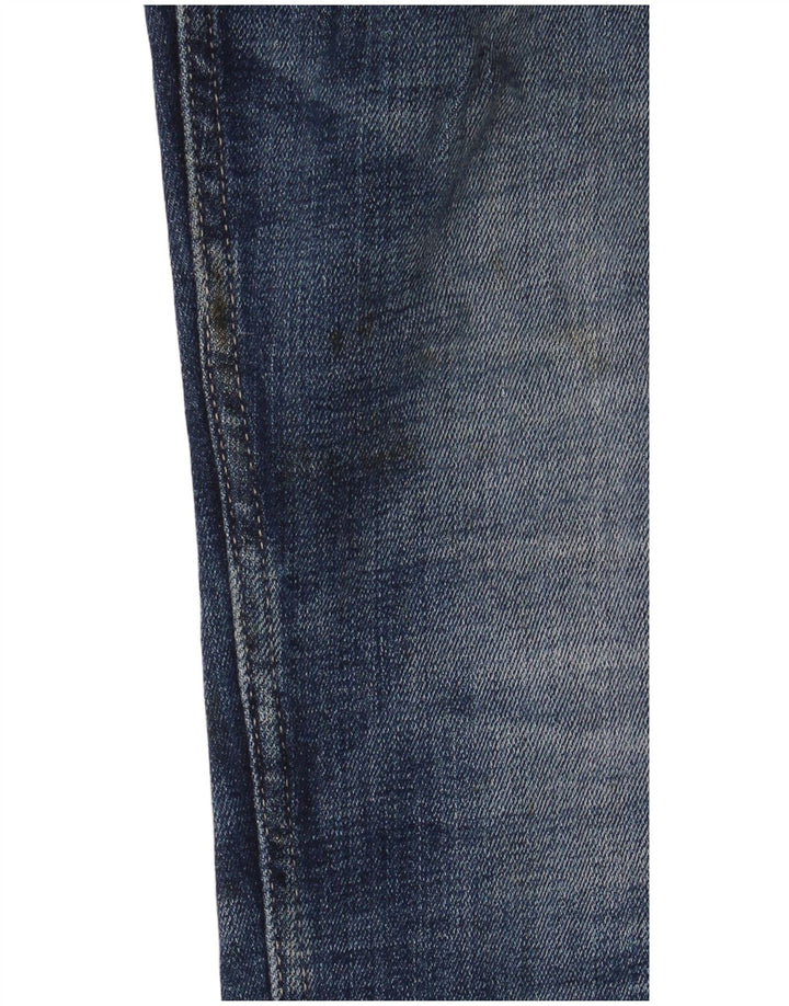 Jeans slim effetto consumato corto Replay da donna W30 L26 Blu
