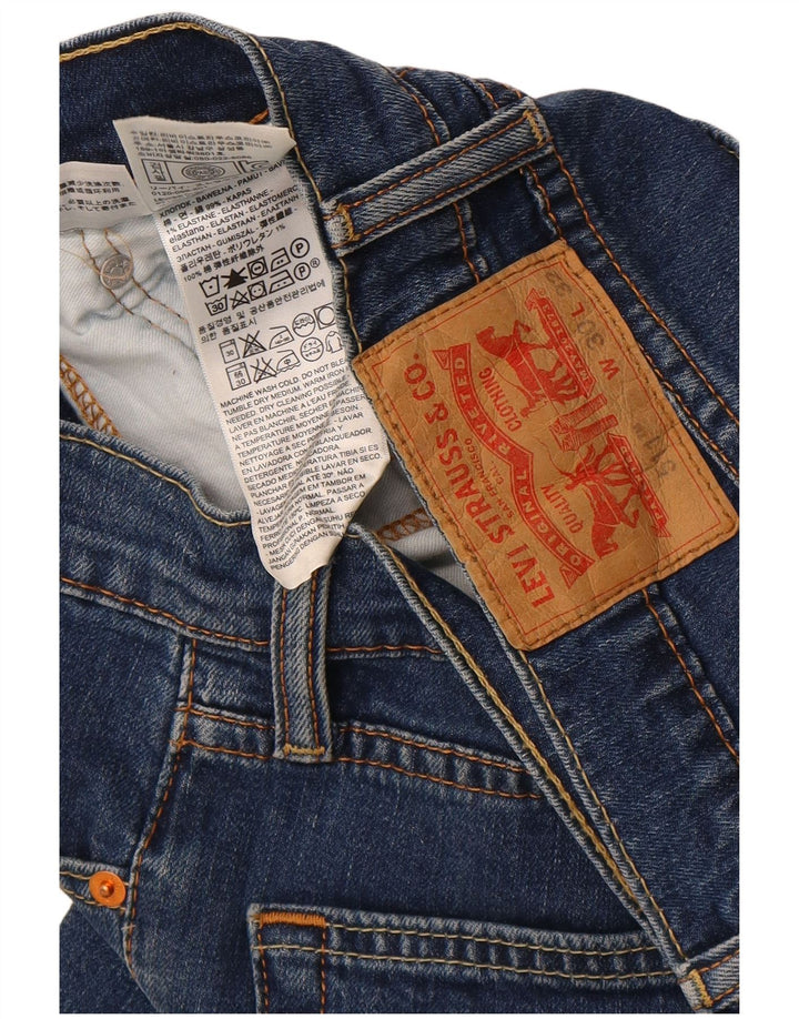 LEVI'S Mens 511 Slim Jeans W30 L32 Blue Cotton