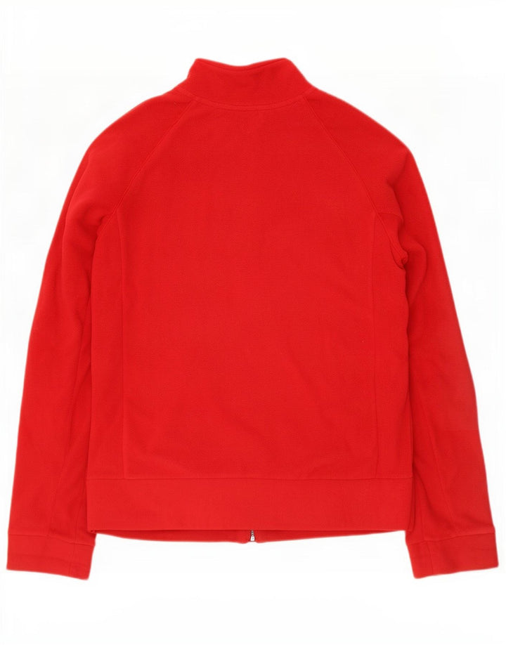 Giacca in pile da donna Adidas UK 14 media rossa