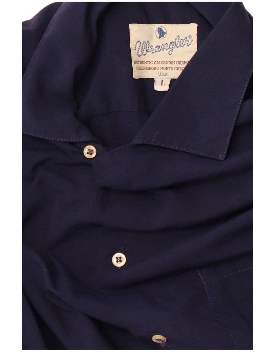 Camicia a maniche corte da uomo WRANGLER grande blu navy