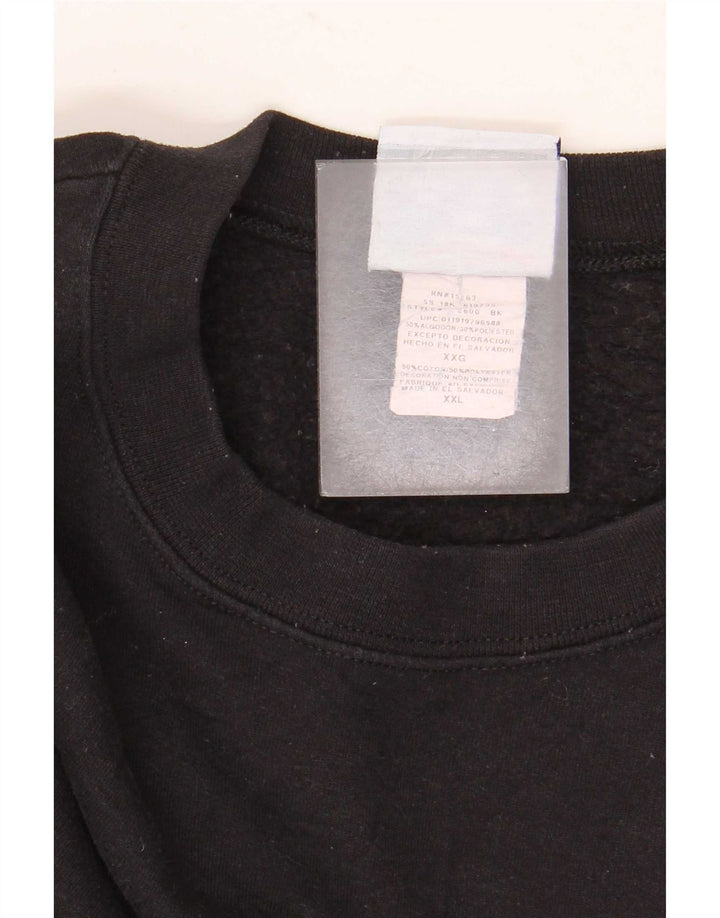 Felpa da uomo Champion Jumper 2XL cotone nero