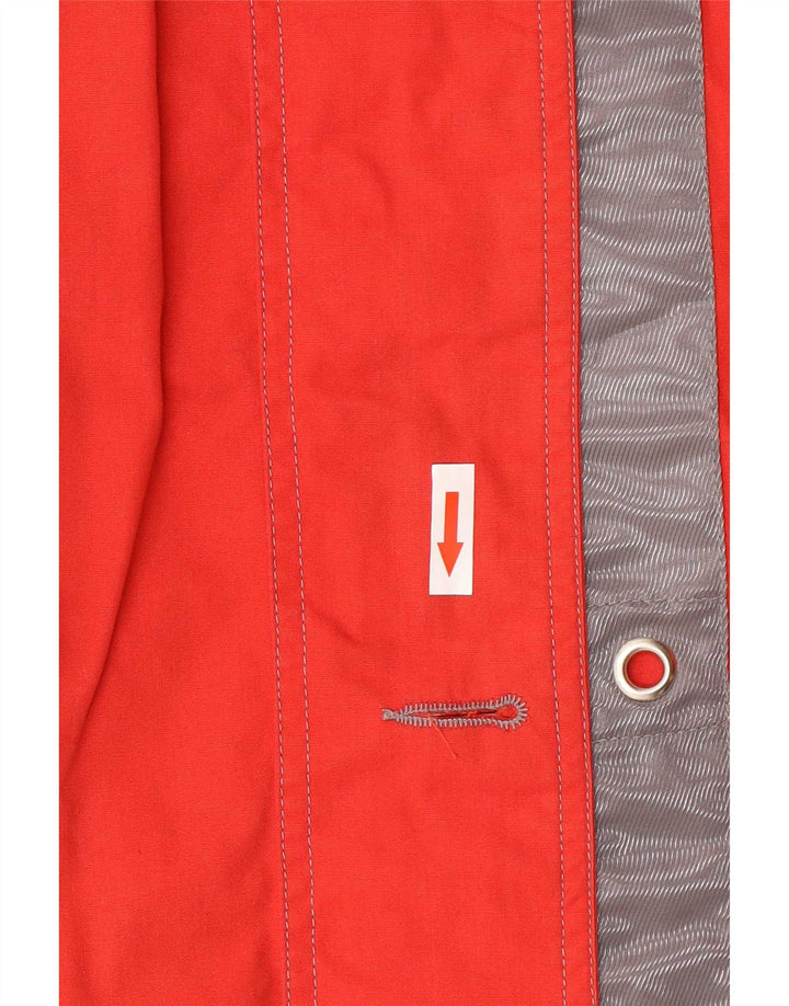 Giacca antipioggia oversize da donna Brugi IT 46 Large rossa