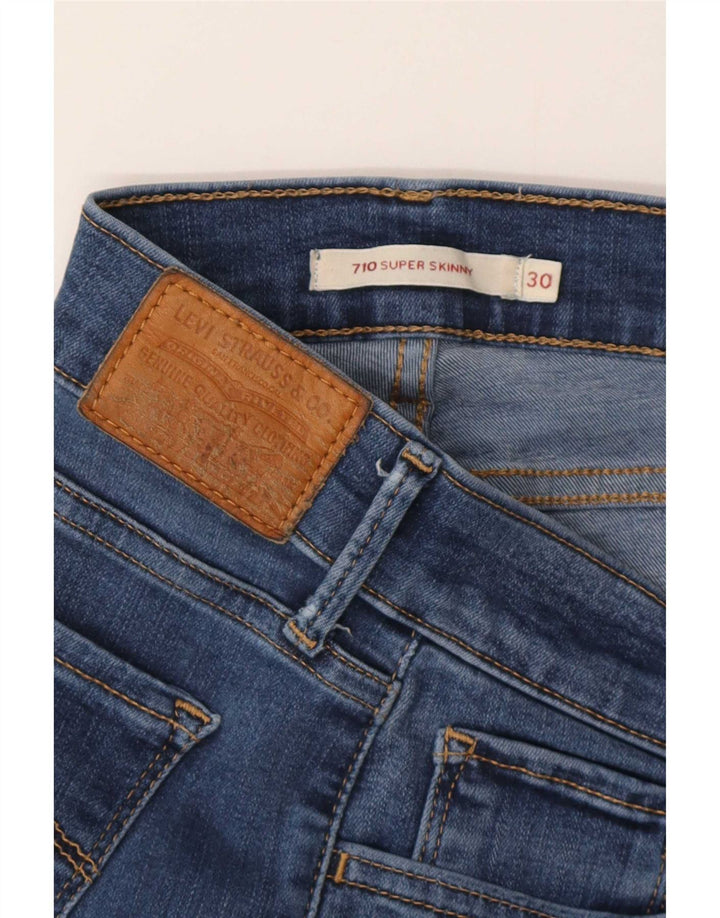 Jeans Levi's 710 Super Skinny da donna W30 L27 Blu