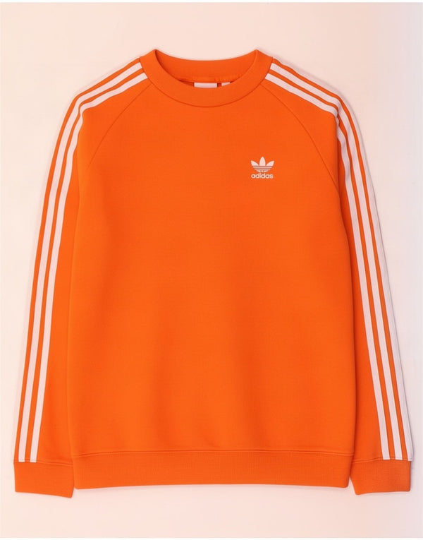 Felpa da donna Adidas Jumper UK 14 cotone arancione medio