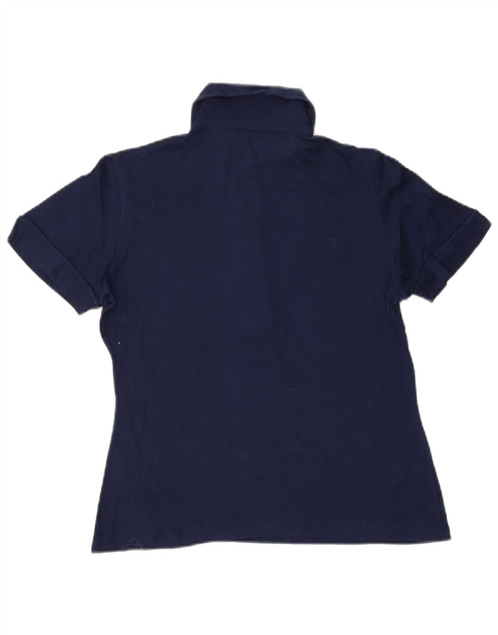Polo Donna Luisa Spagnoli IT 42 Medio Blu Navy Cotone