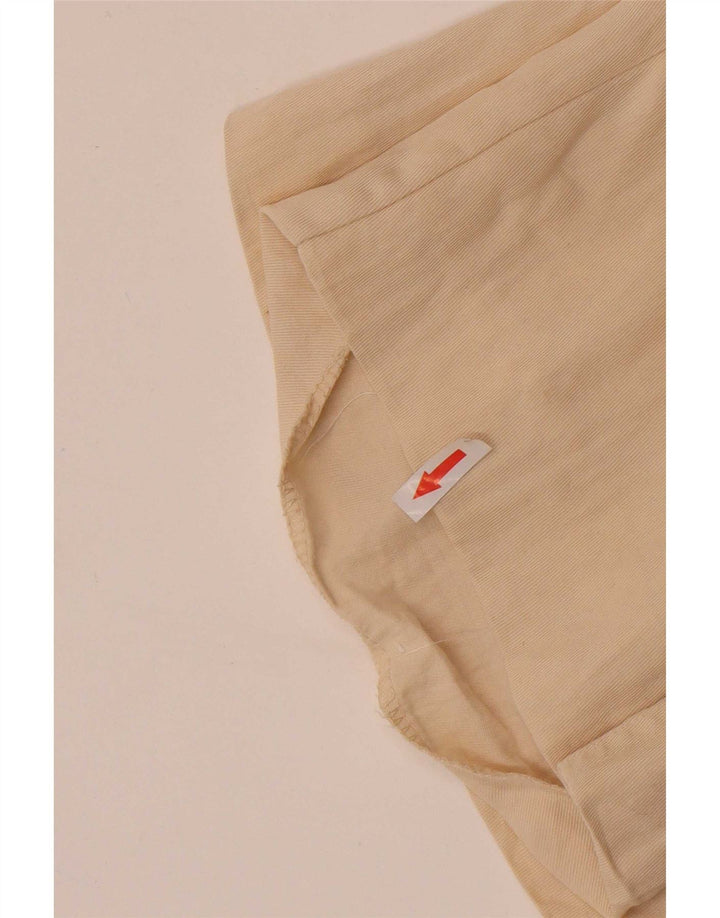Pantaloni chino dritti da donna Zara medi W28 L32 Lyocell bianco sporco