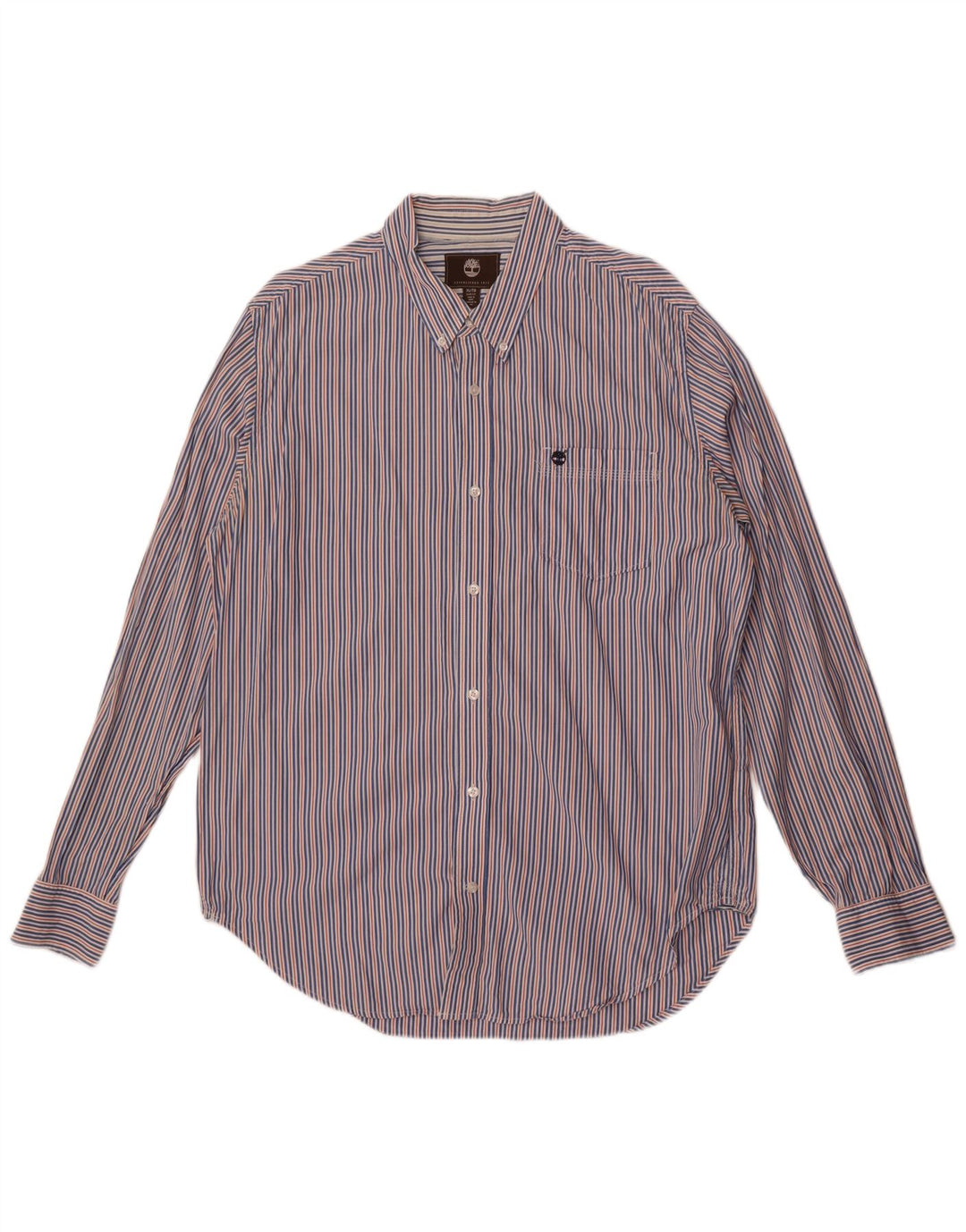 Camicia Timberland da uomo slim fit XL a righe blu