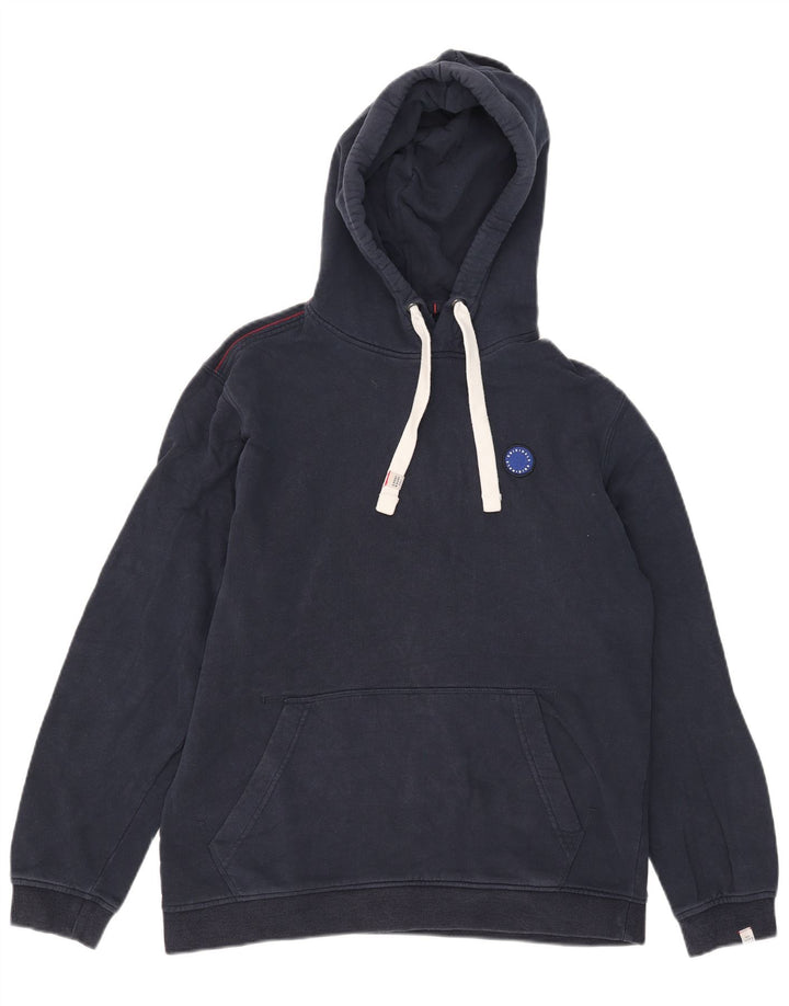 Maglione con cappuccio da uomo Jack & Jones grande in cotone blu navy