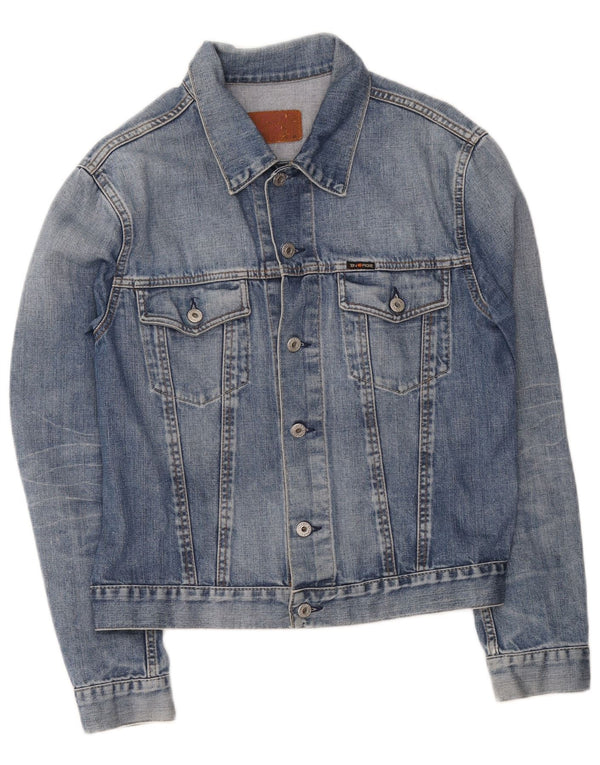Giacca in denim da donna Nike UK 14 cotone blu medio