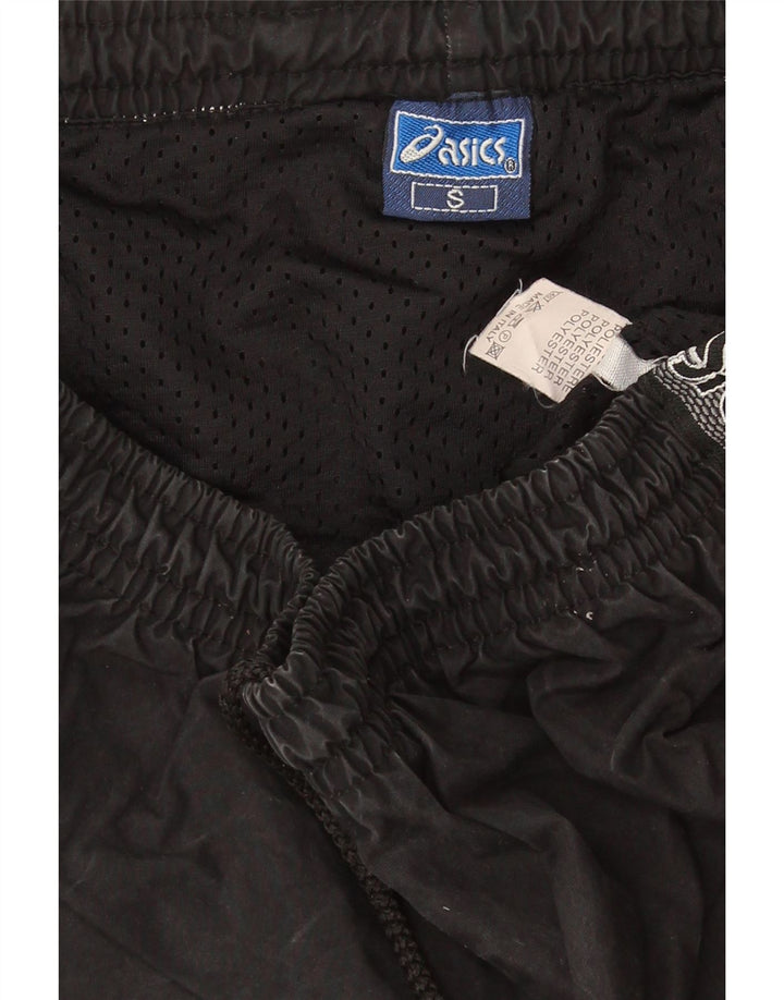 Asics Pantaloncini sportivi grafici da uomo piccoli in poliestere nero