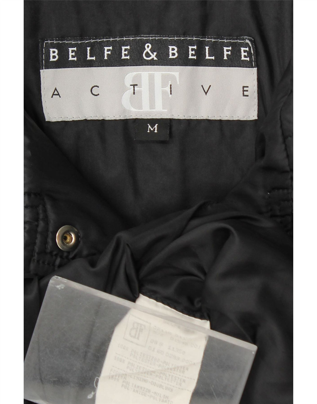 Giacca trapuntata da donna BELFE & BELFE UK 14 poliestere nero medio