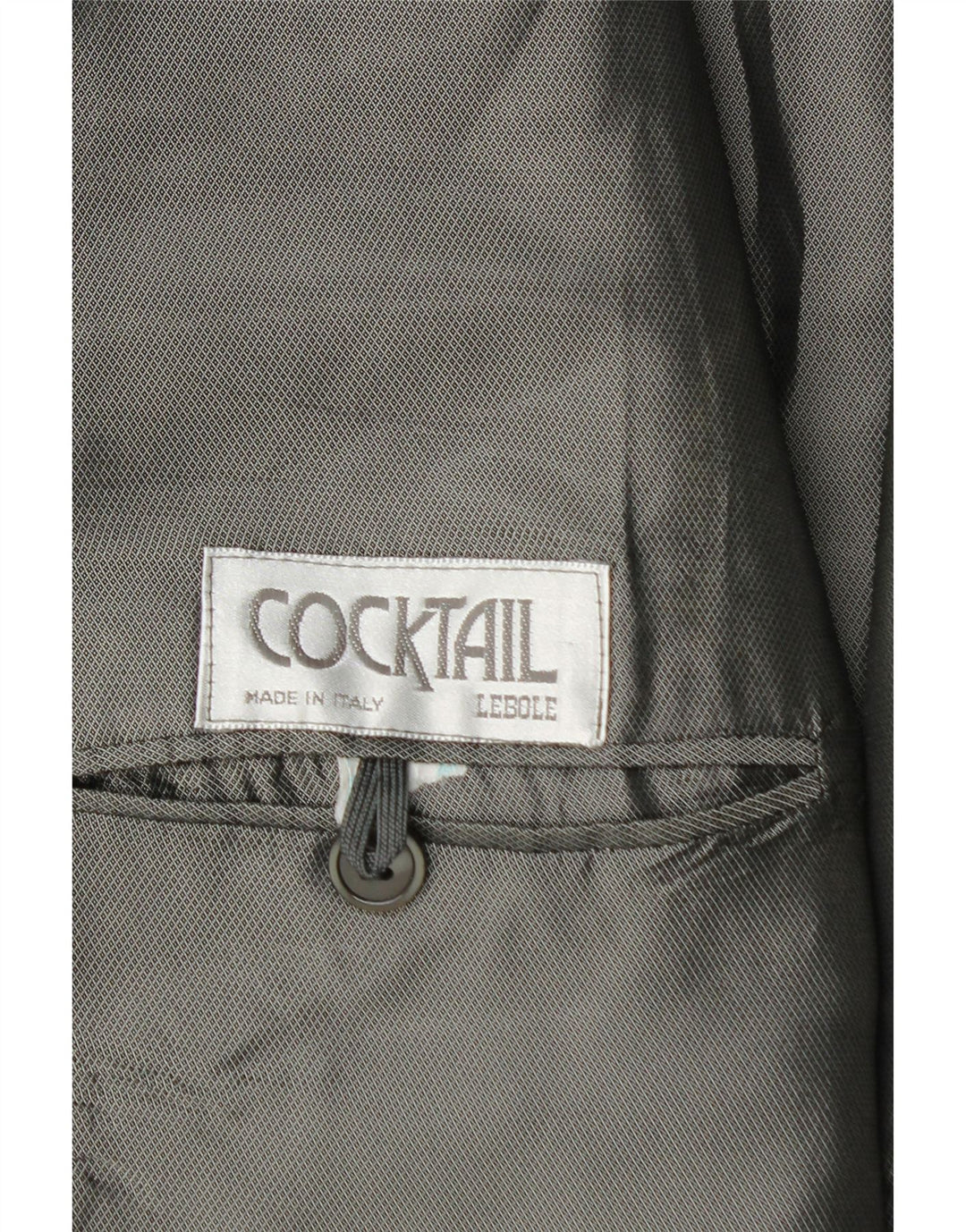 Giacca blazer da uomo a 1 bottone Lebole UK 42 XL nera