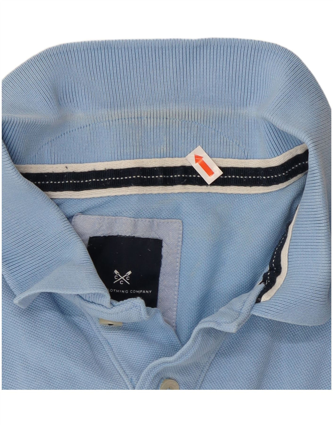 Crew Clothing Polo da uomo grande in cotone blu