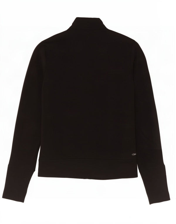 Giacca da tuta da donna Adidas Clima 365 UK 12 Medium Nero Poliestere