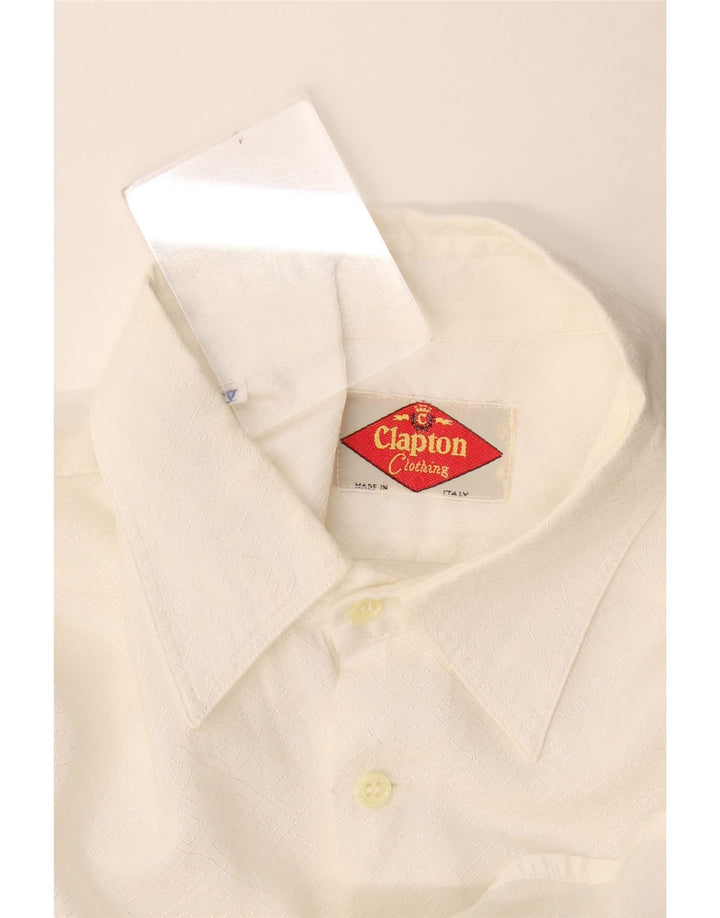 Camicia da uomo Clapton grande bianca