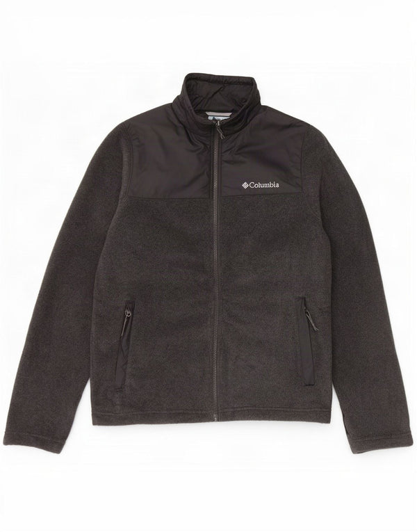 Giacca in pile da uomo Columbia UK 34 XS poliestere grigio