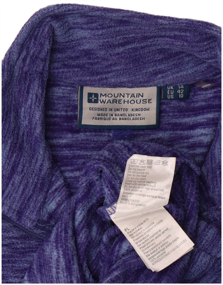 Maglione in pile da donna Mountain Warehouse UK 14 Large Viola Poliestere
