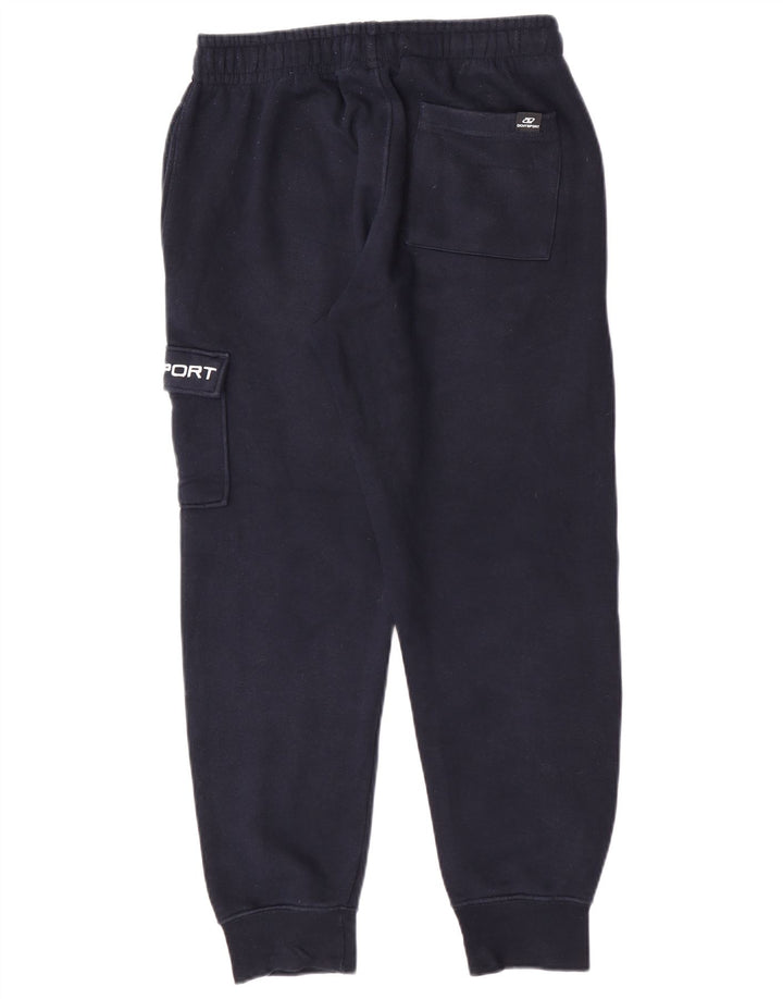 Pantaloni da tuta cargo da uomo Dkny Joggers medi in cotone blu navy
