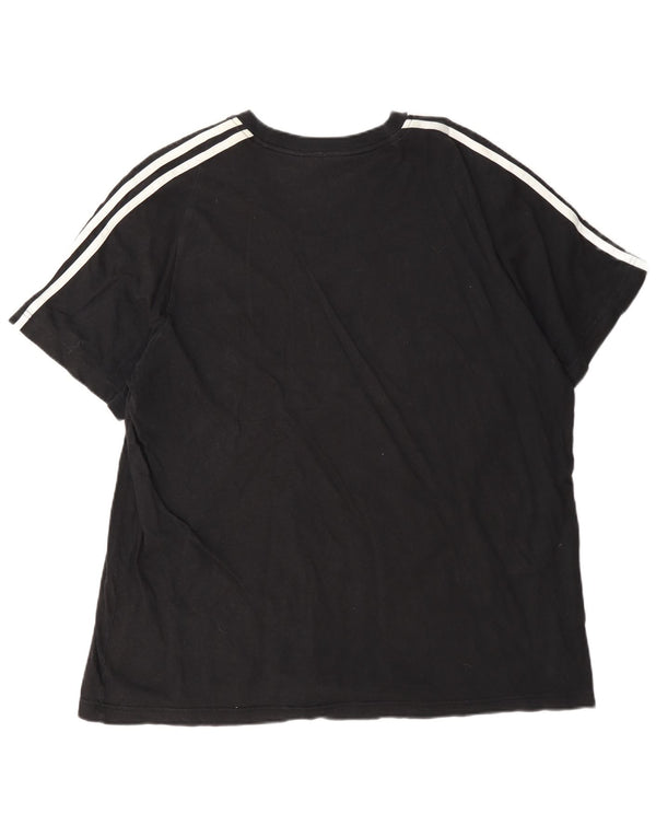 T-shirt da uomo Adidas Top 2XL cotone nero