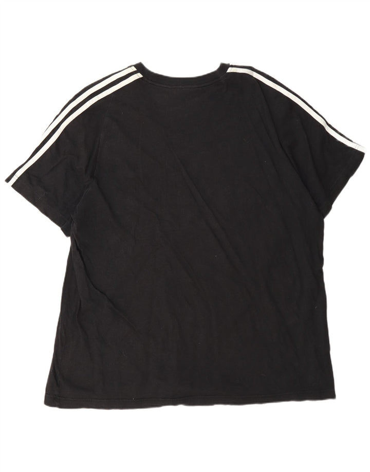 T-shirt da uomo Adidas Top 2XL cotone nero