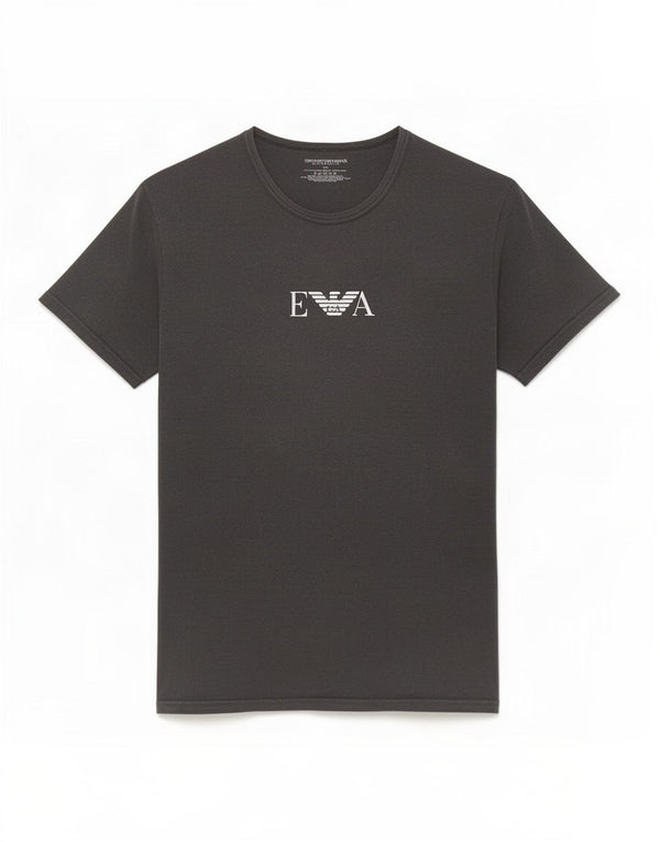Emporio Armani Mens Graphic T-Shirt Top XL Grey Cotton