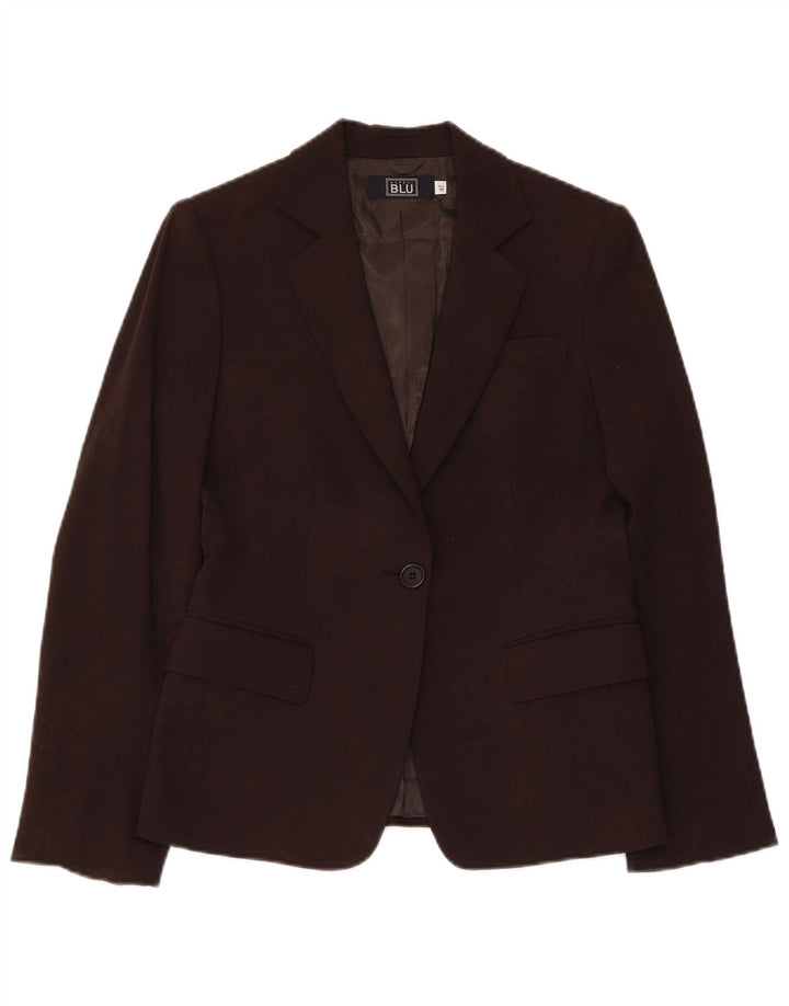 Giacca Blazer da Donna a 1 Bottone Aspesi IT 42 Lana Marrone Medio