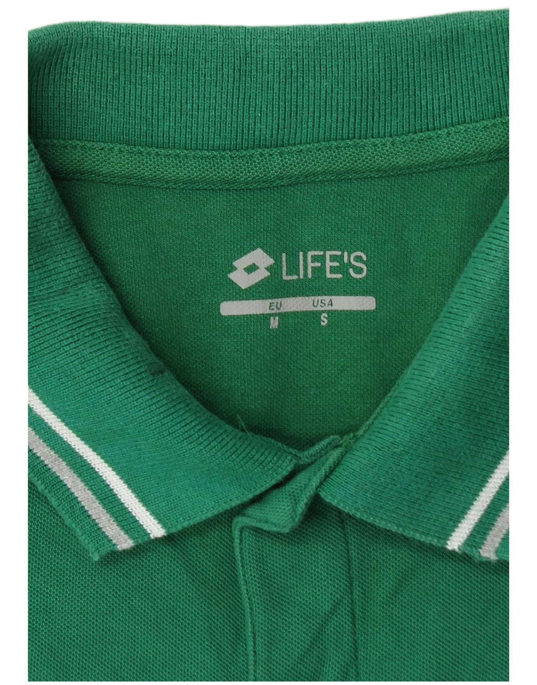 Polo da uomo LOTTO piccola in cotone verde