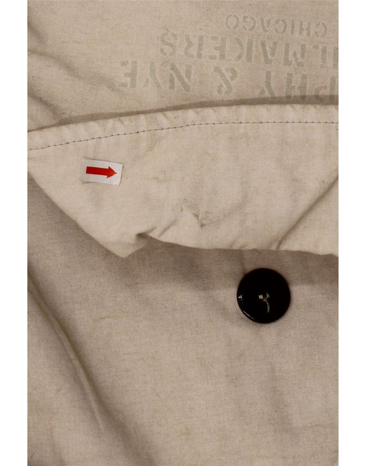 Cappotto doppiopetto da donna MURPHY & NYE UK 14 Cotone beige medio