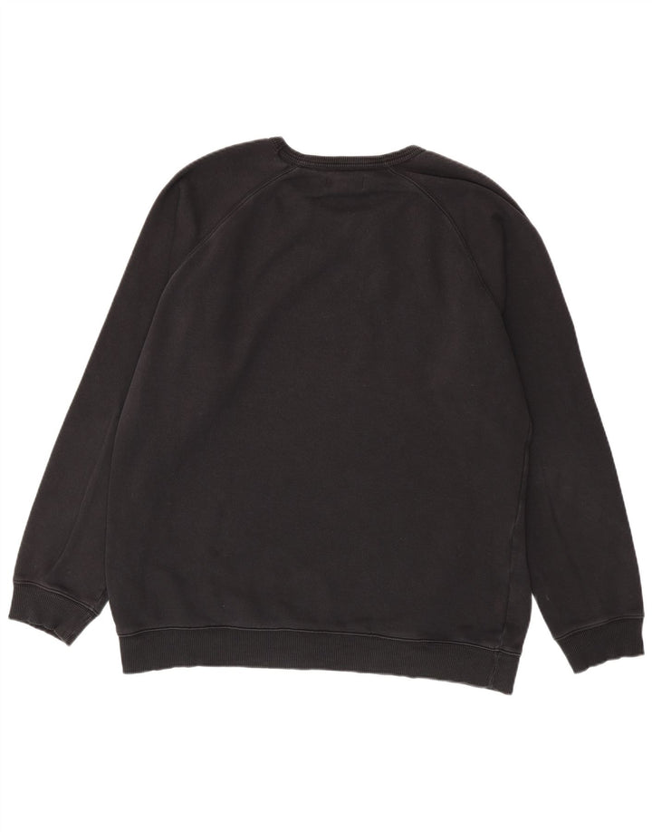 Felpa grafica da uomo Adidas Jumper XL in cotone nero