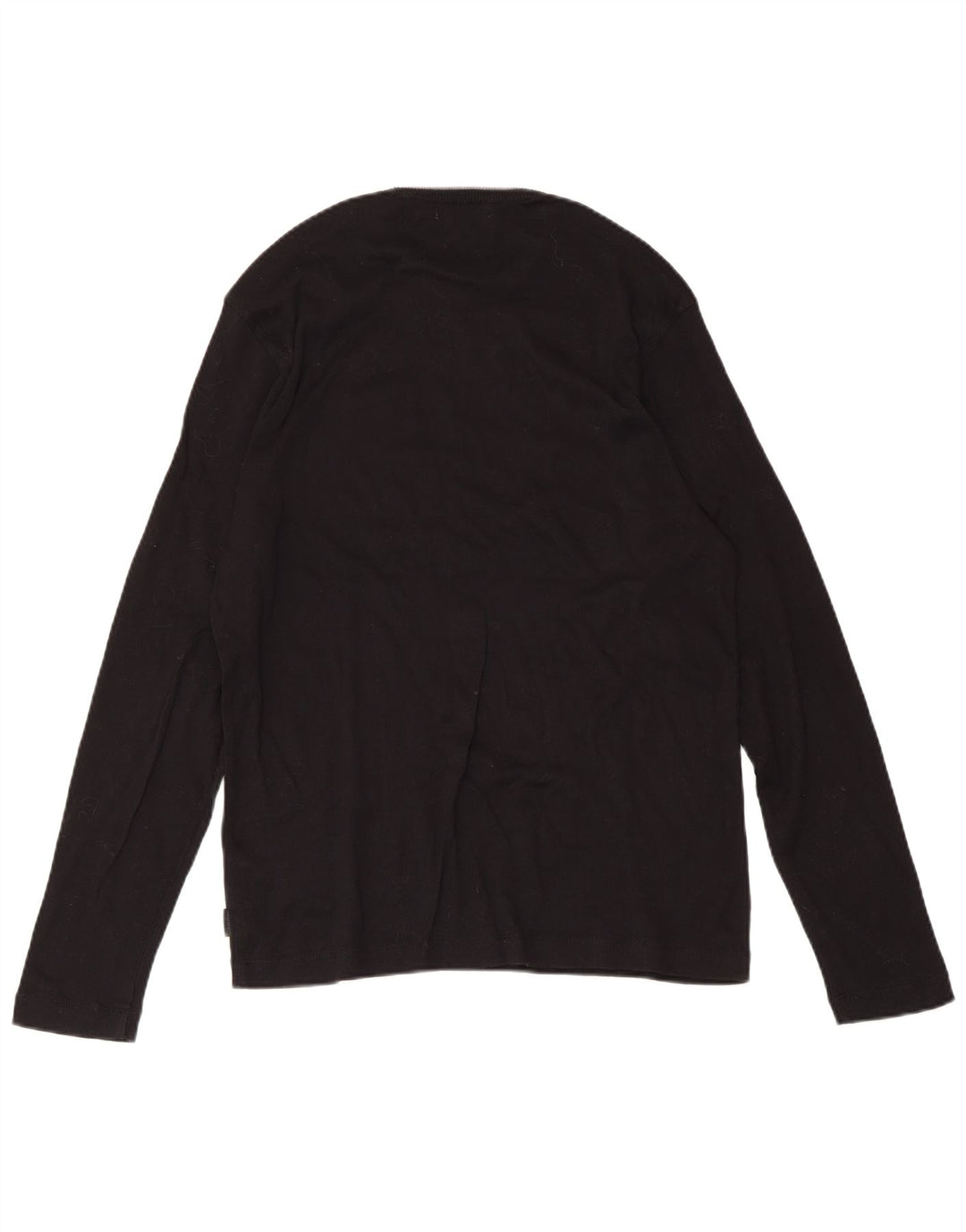 Maglione maglione girocollo da uomo Calvin Klein in cotone nero medio