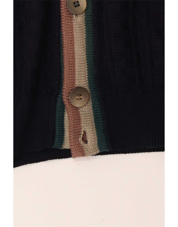 Maglione cardigan da uomo Il Granchio grande blu navy