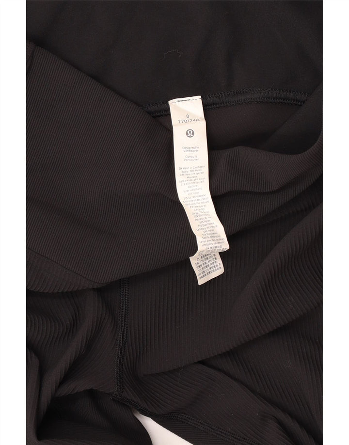 Leggings da donna LULULEMON US 8 nylon nero medio