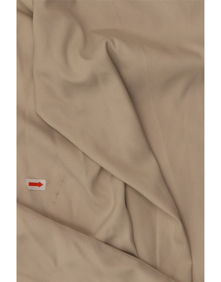 Pantaloni chino dritti da uomo NIKE W34 L30 poliestere beige