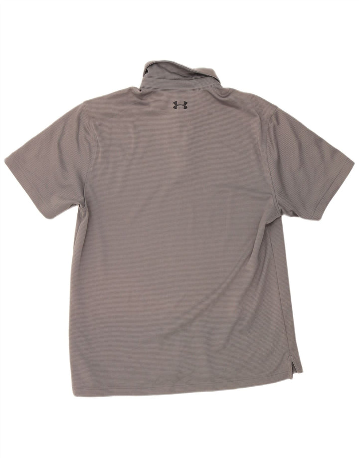 Polo Under Armour da uomo Heat Gear grande grigia