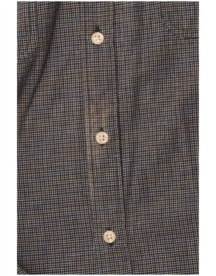 LEVI'S Camicia slim fit da uomo grande in cotone a quadri blu navy
