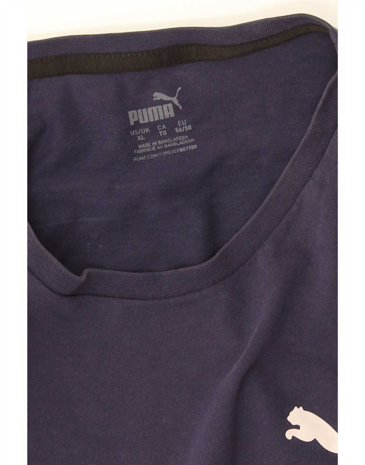 Maglietta Puma da uomo Top XL Blu Navy