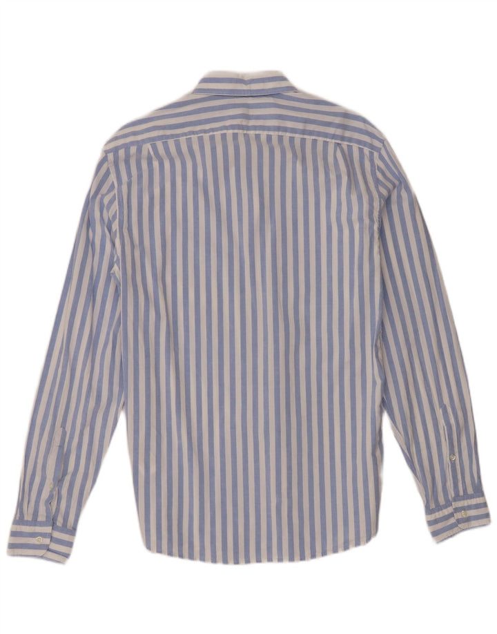 Camicia Uomo Reiss Cotone Righe Grandi Blu