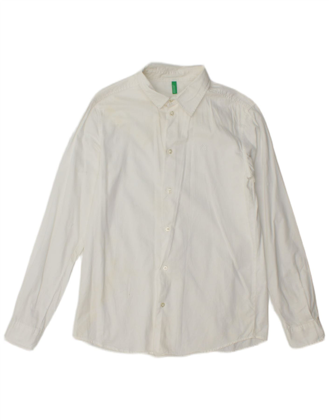 Camicia Benetton Uomo Piccola Bianca