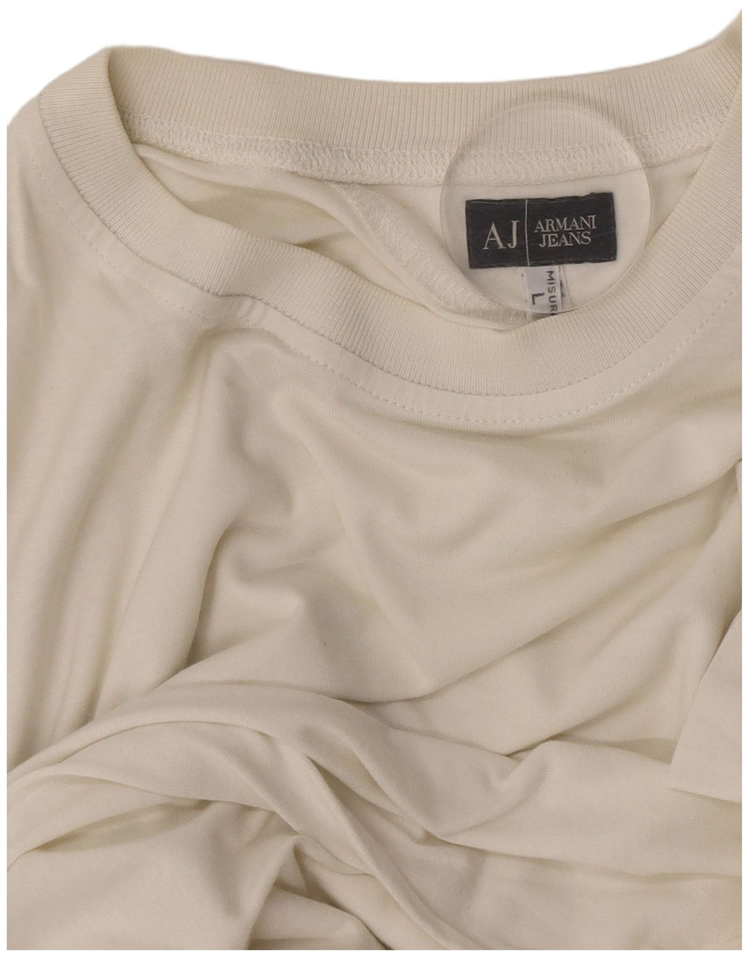 T-shirt da uomo Armani Jeans Top grande bianca