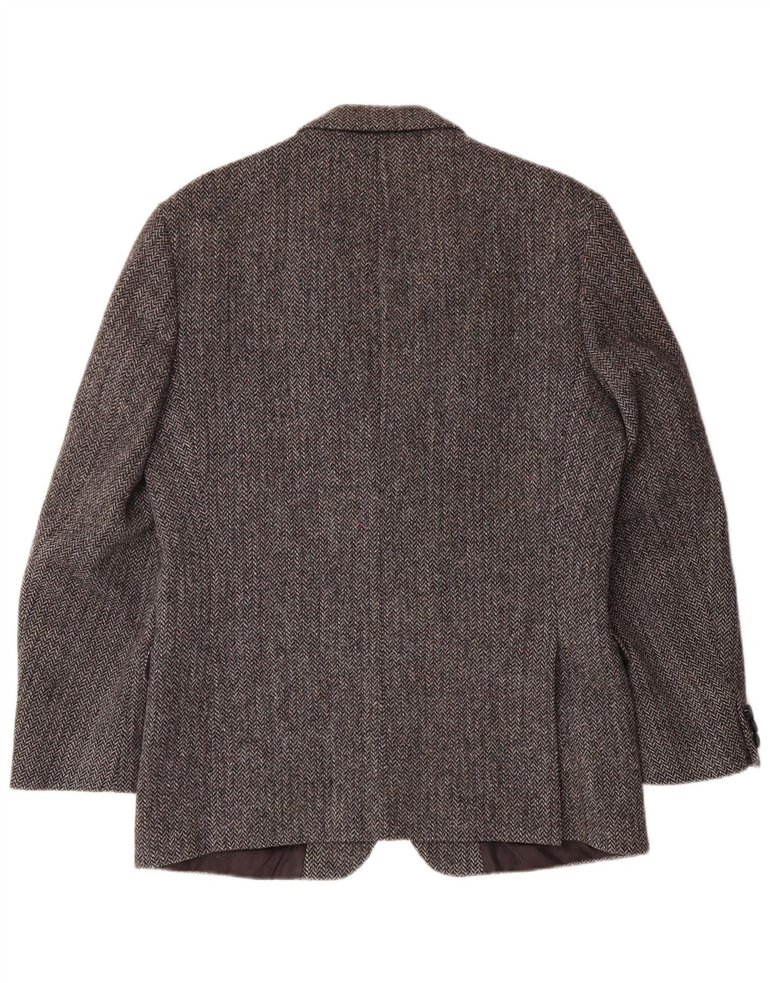 Giacca blazer da uomo ST MICHAEL UK 40 grande classica a spina di pesce grigia