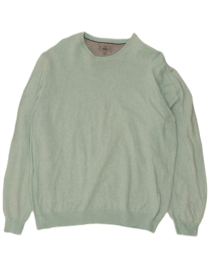 Maglione maglione girocollo vestibilità regolare da uomo Marks & Spencer XL blu