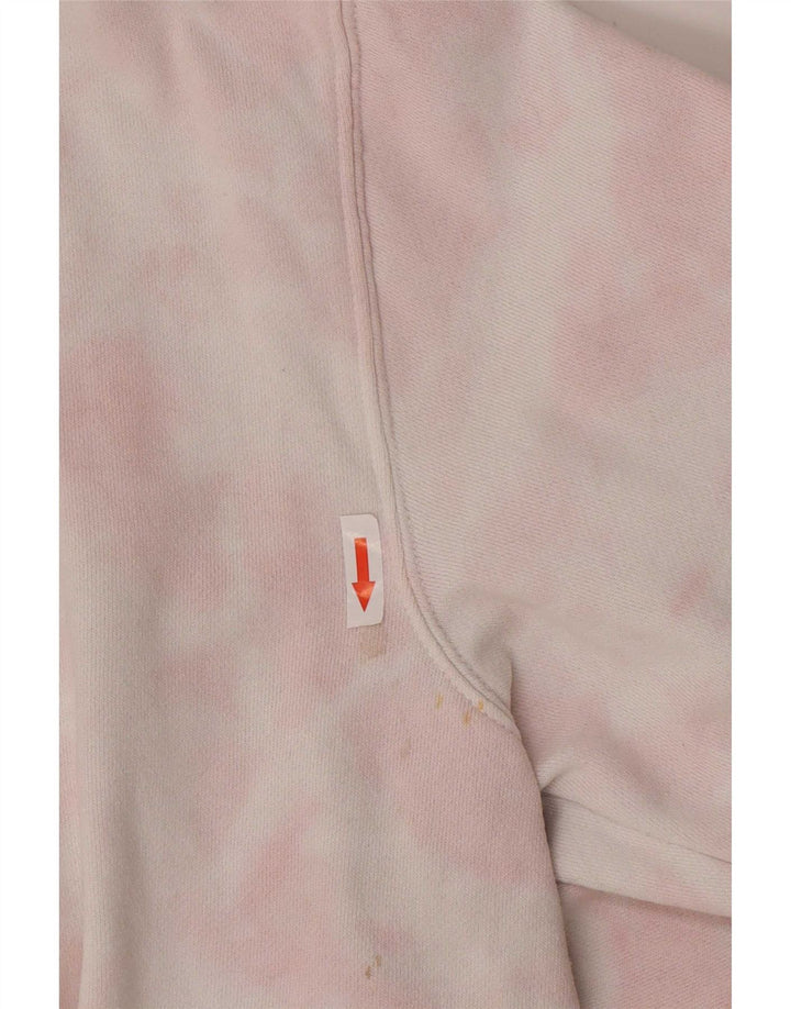 Felpa grafica da donna Billabong UK 14 Medium Pink Tie Dye