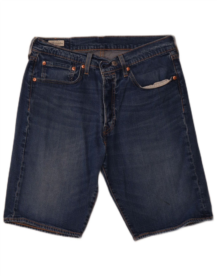 LEVI'S Mens 501 Denim Shorts W31 Medium  Blue Cotton