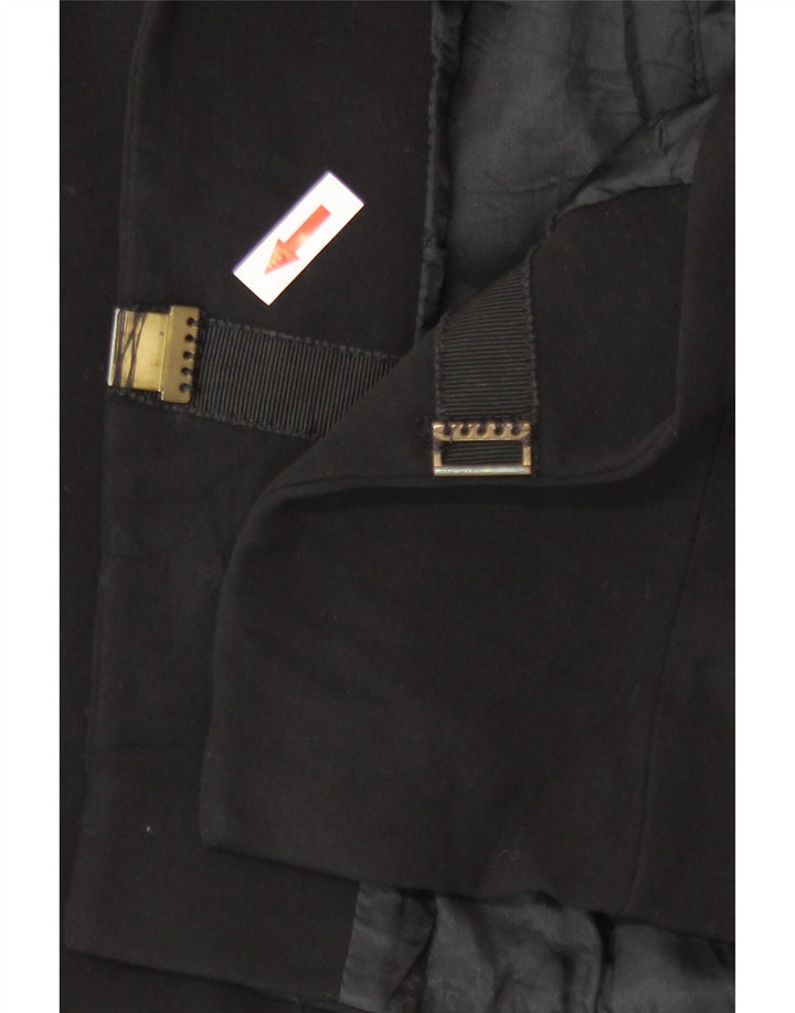 Giacca blazer aperta da donna Valentino Roma UK 4 XS lana nera