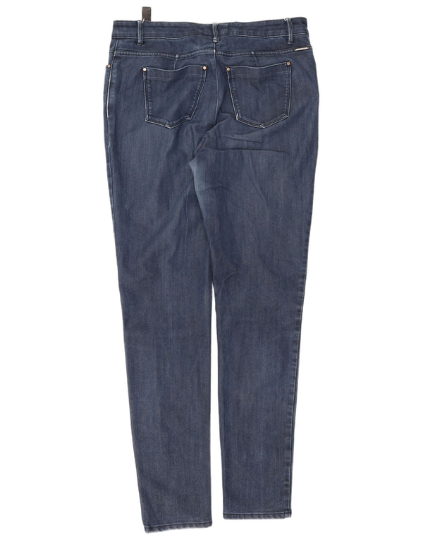 Jeans skinny da donna Marks & Spencer UK 16 Large W34 L31 Elastan blu navy