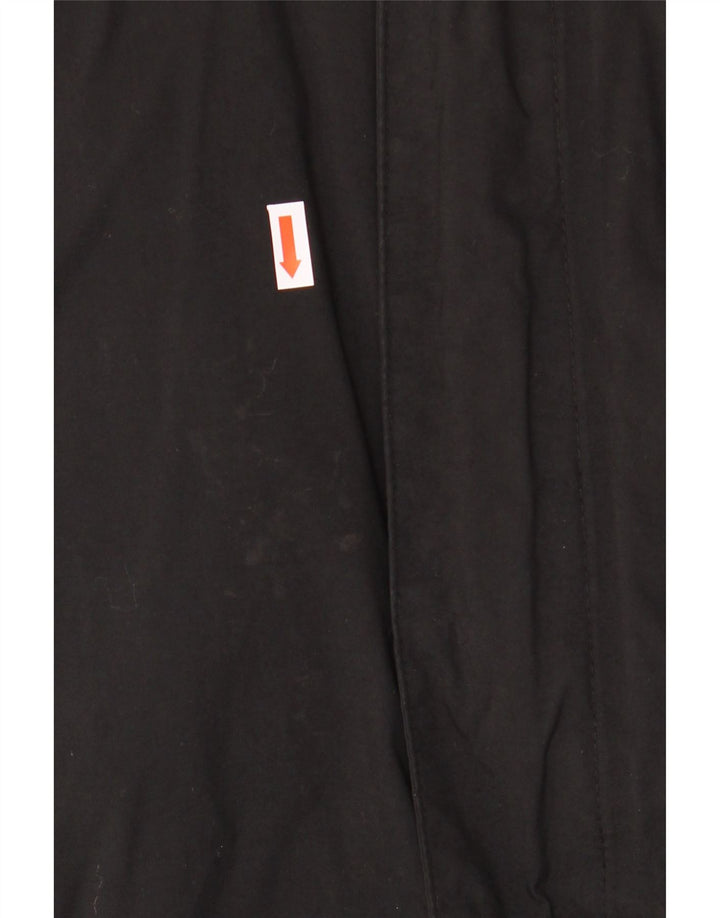 HELLY HANSEN Giacca a vento con cappuccio da donna UK 16 Large Nero Poliammide